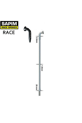 Žbice Sapim Race black 276 mm 